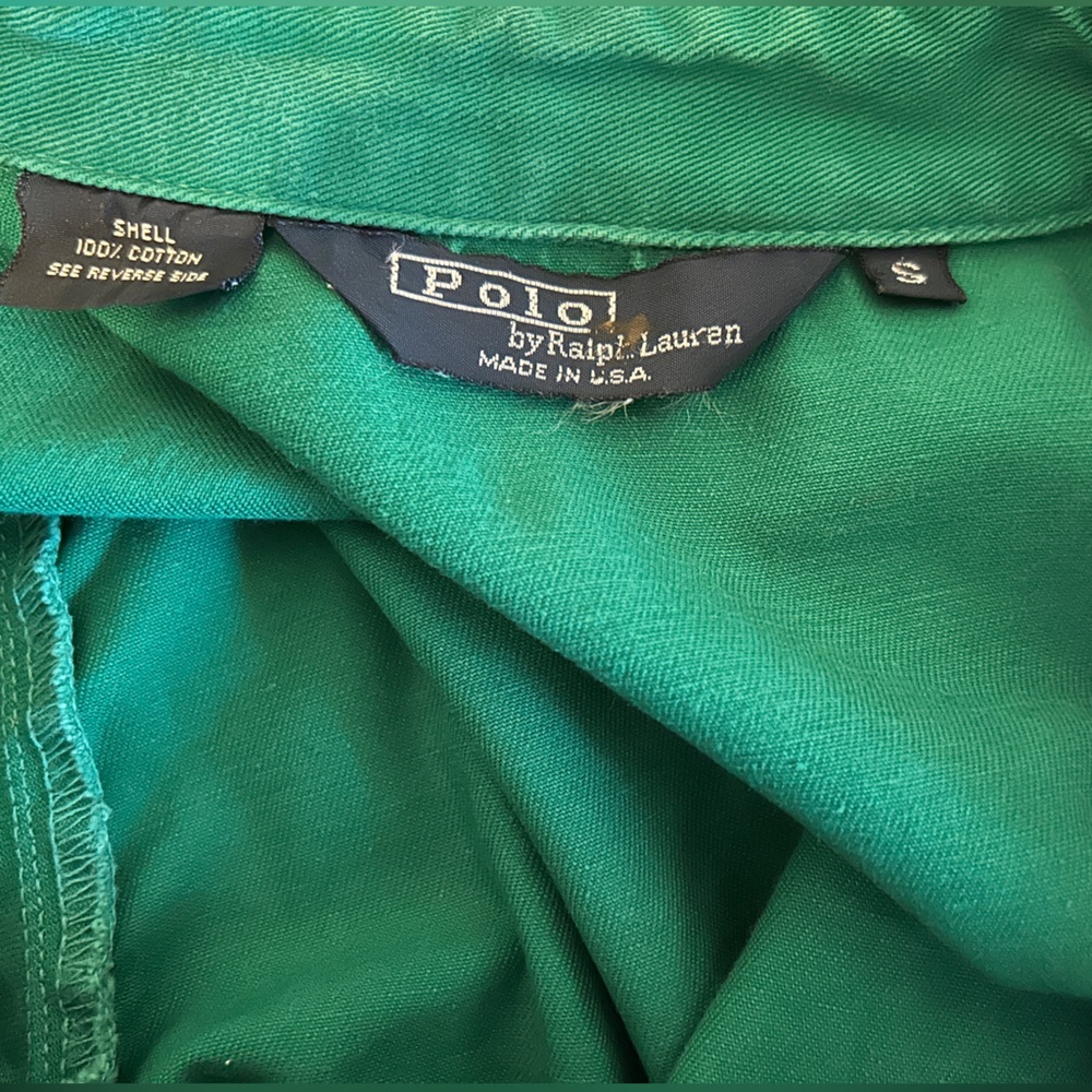 Vintage Ralph Lauren Polo Unisex Vintage Kelly Green Harrington Jacket - Picture 7 of 7